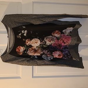 Express Floral Sweatshirt top